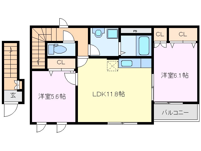 キャッツ・アビシニアンの物件間取画像