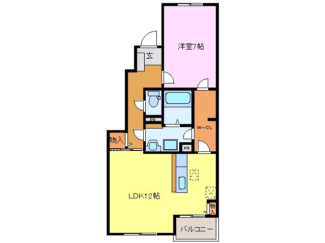 ラッフィナートの物件間取画像