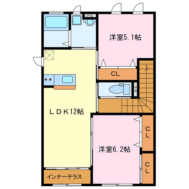 サザンアーブルの物件間取画像