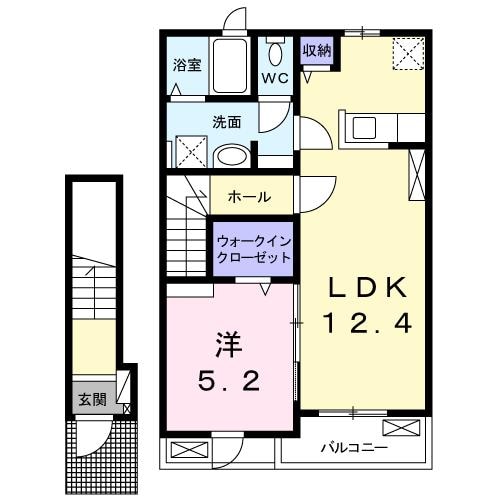 エメロードの物件間取画像