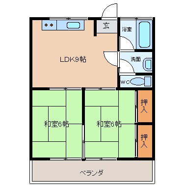 物件間取画像