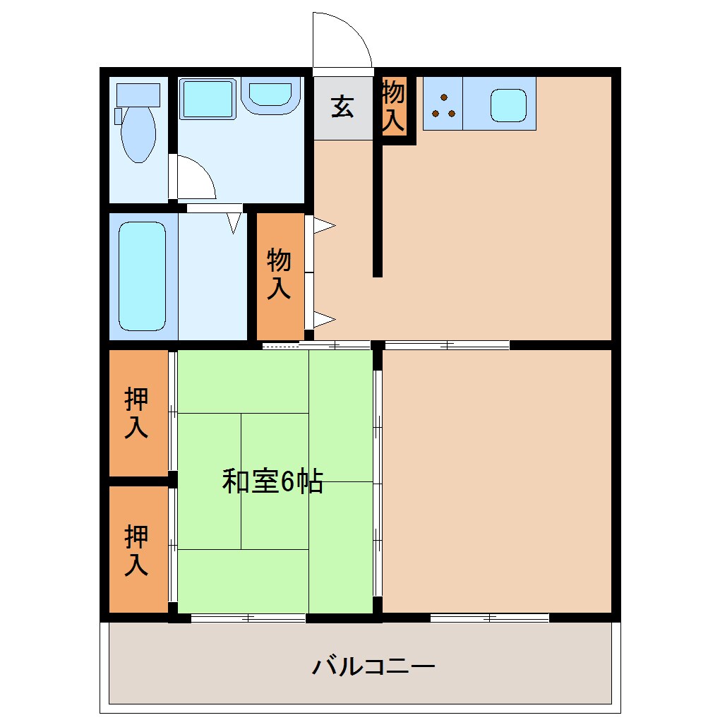 物件間取画像