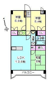 鶴羽ビルの物件間取画像