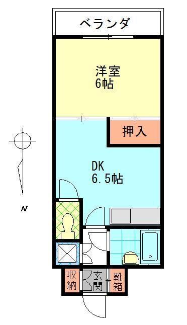 サザンブライト城南の物件間取画像