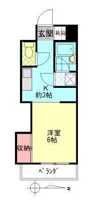 サザンブライト大手町の物件間取画像