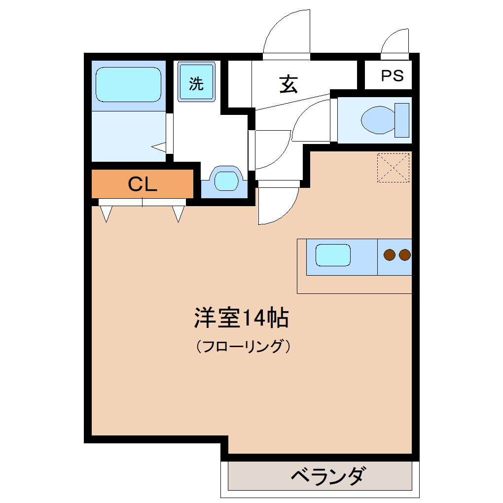 丸子花壇の物件間取画像