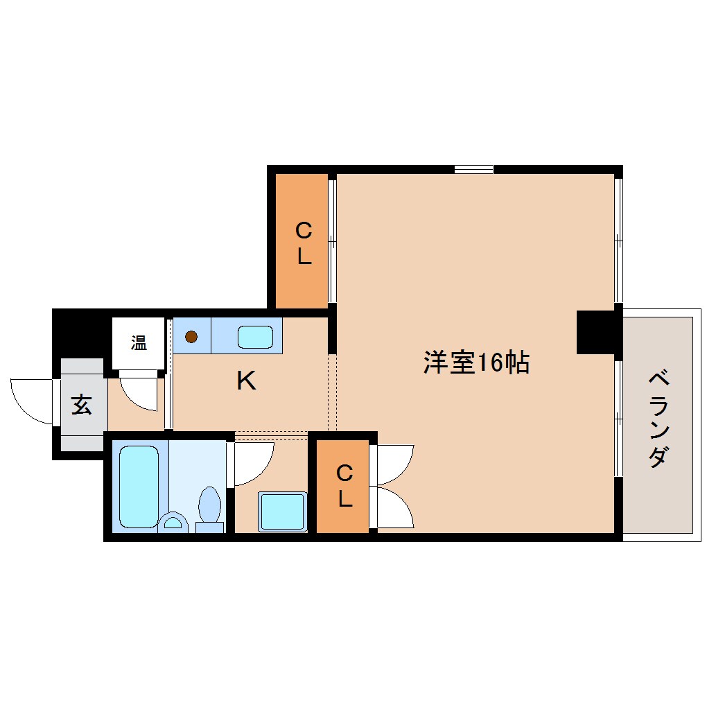 静岡駅 徒歩4分 5階の物件間取画像