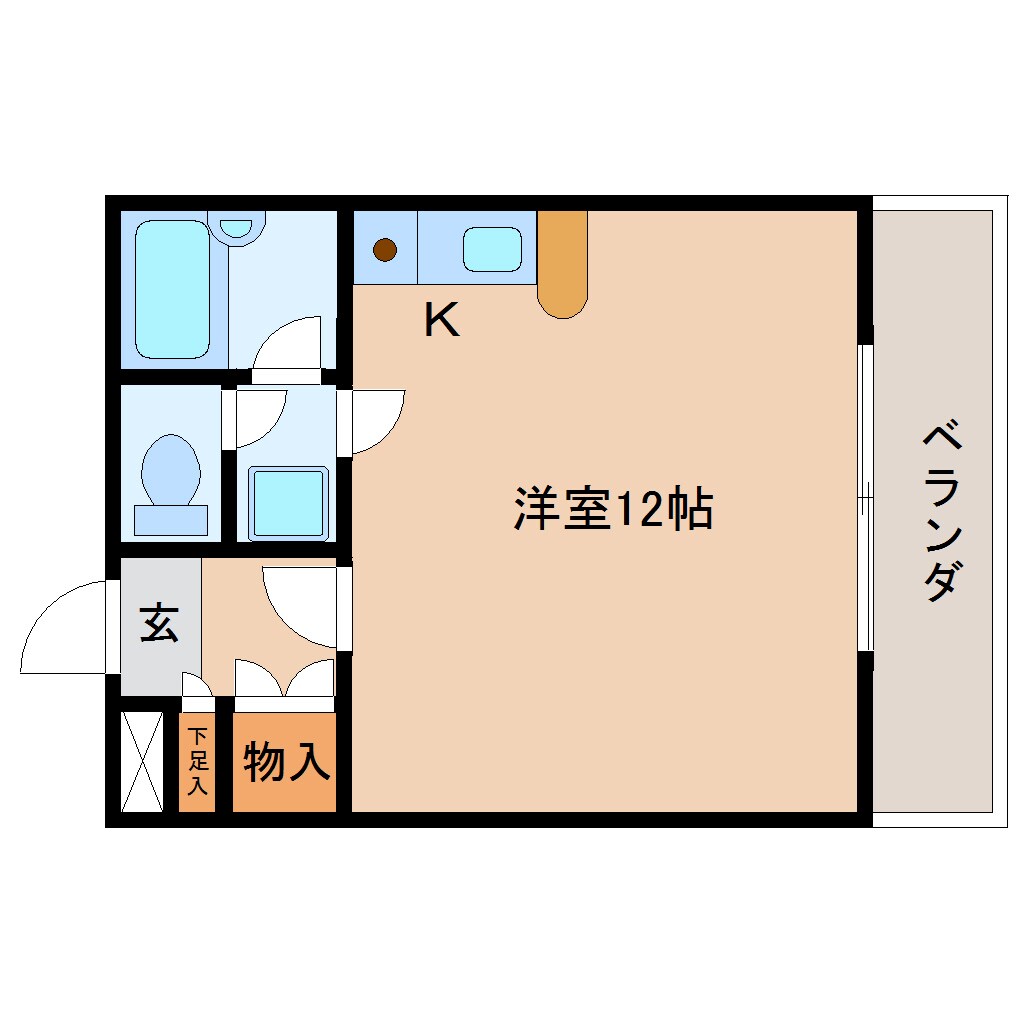 静岡駅 徒歩11分 2階の物件間取画像