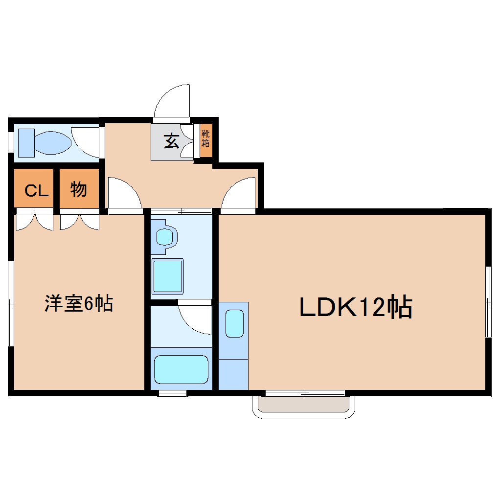 静岡駅 徒歩12分 1階の物件間取画像