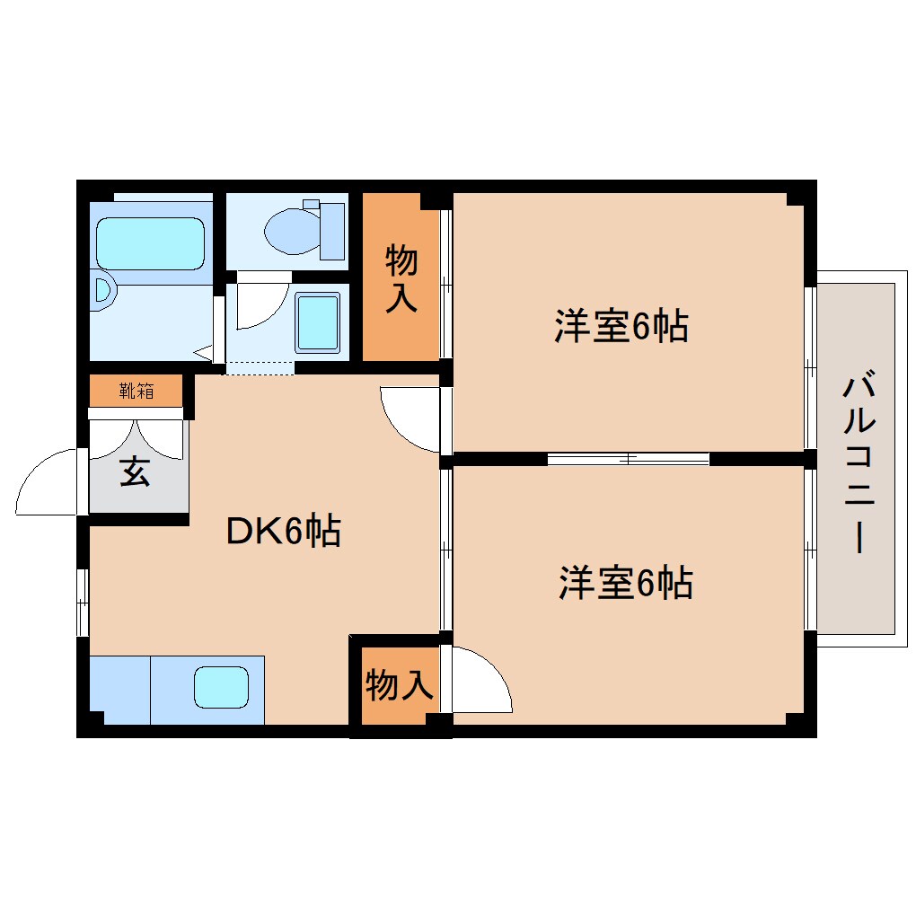 藤枝駅 バス25分  岡部支所前下車：停歩8分 2階の物件間取画像