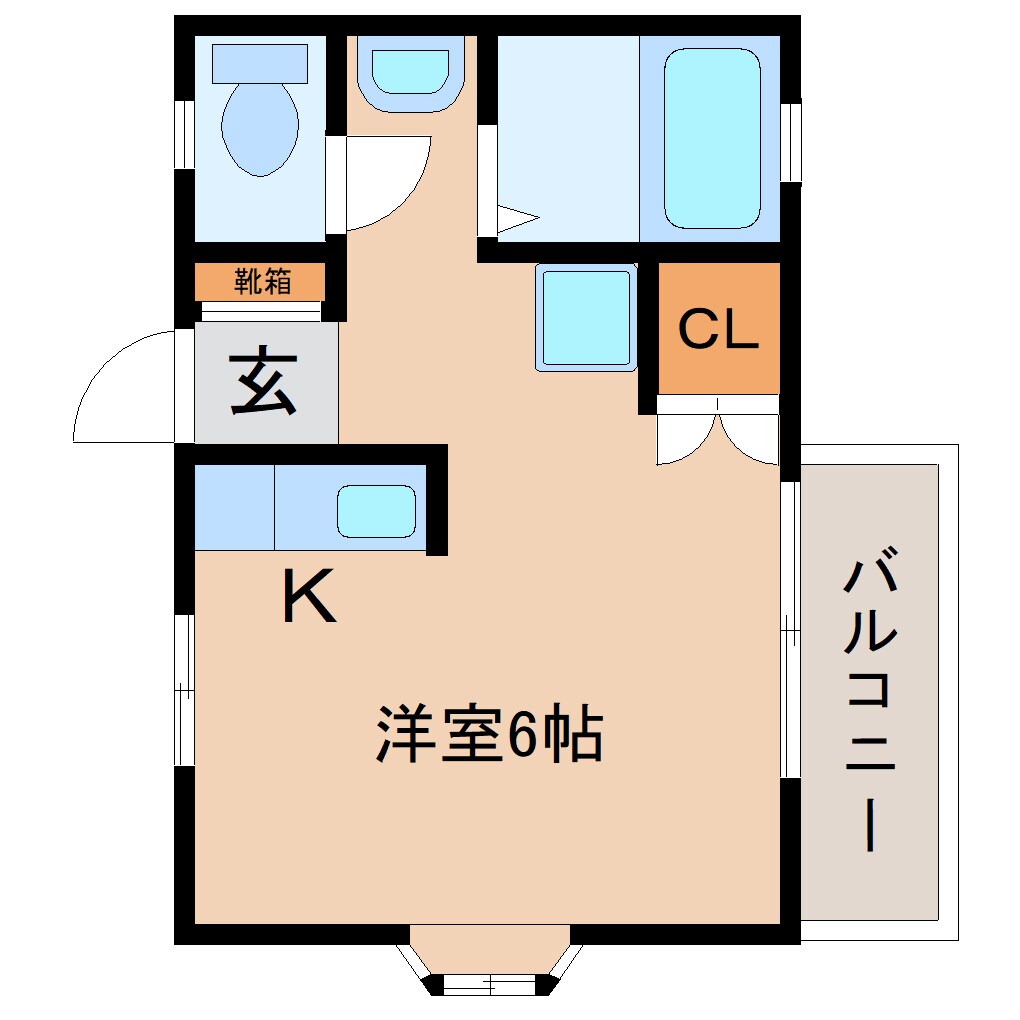 静岡駅 バス20分  東豊田小学校前下車：停歩4分 2階の物件間取画像