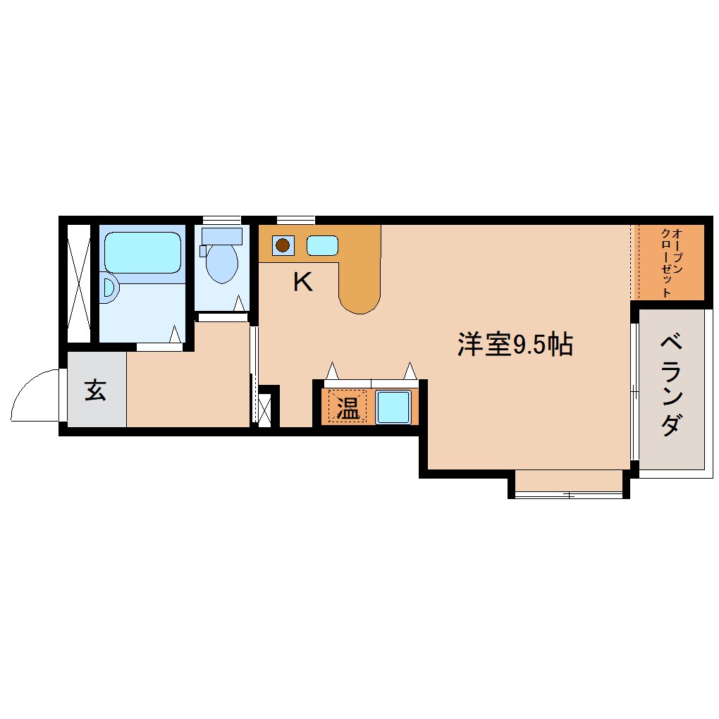 静岡駅 バス6分  八幡二丁目下車：停歩7分 1階の物件間取画像