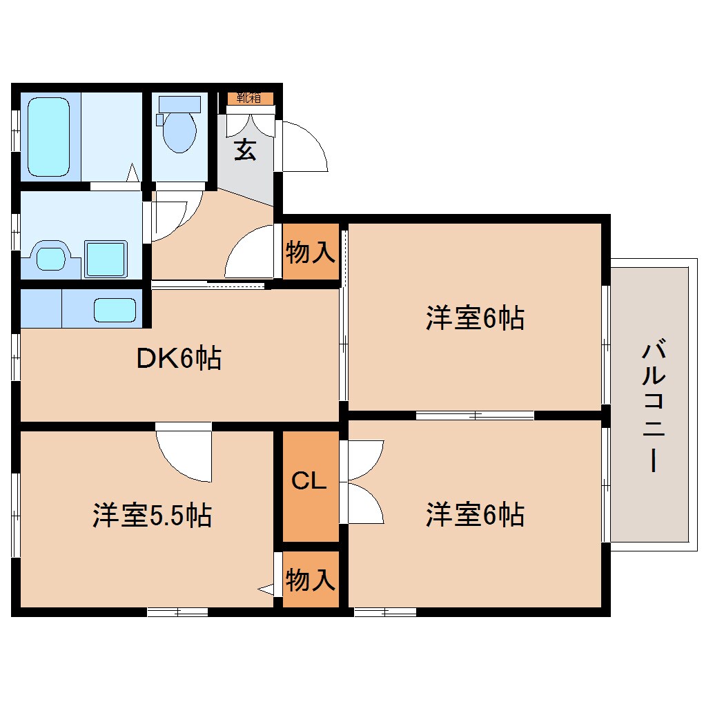 静岡駅 バス20分  小鹿公民館前下車：停歩5分 2階の物件間取画像