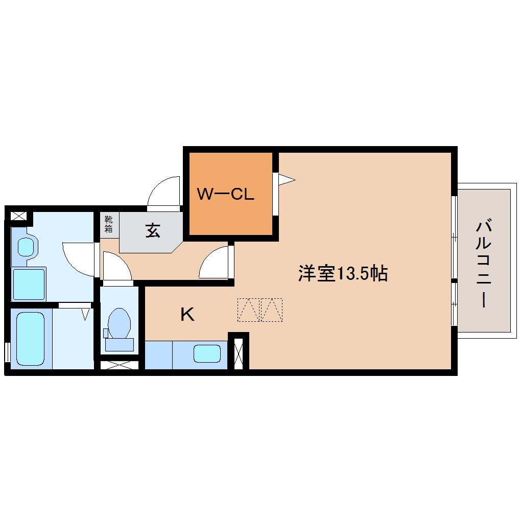 藤枝駅 徒歩18分 1階の物件間取画像