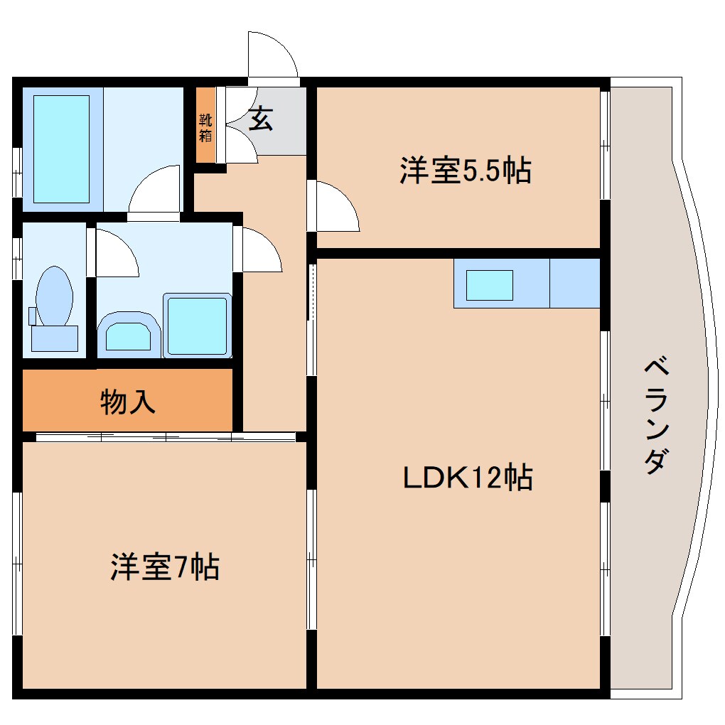 静岡駅 バス18分  小鹿下車：停歩1分 1階の物件間取画像