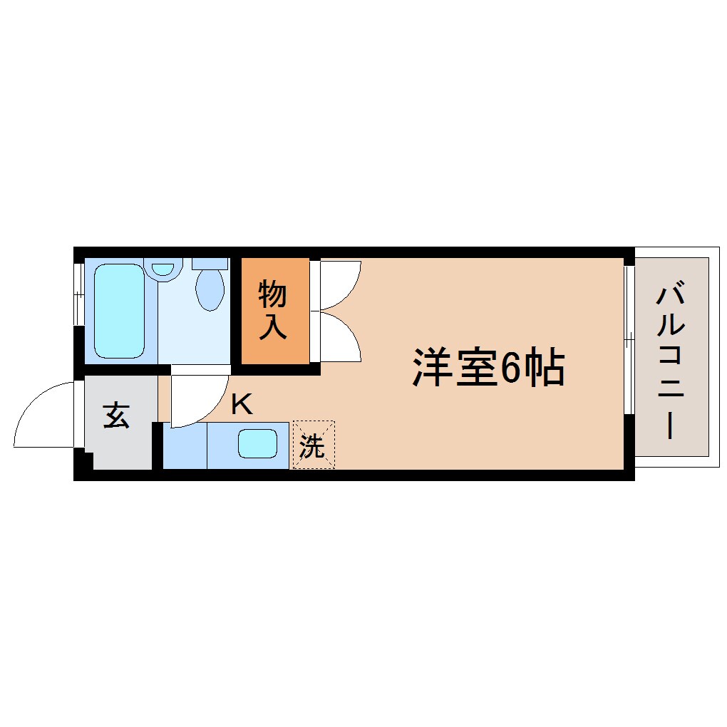 静岡駅 バス17分  大里中学校下車：停歩4分 2階の物件間取画像