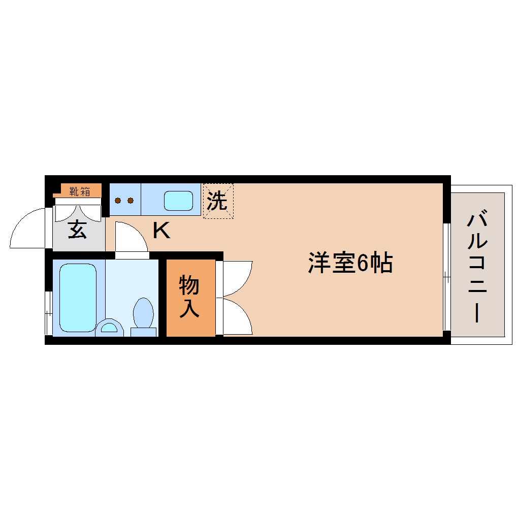 静岡駅 バス17分  大里中学校下車：停歩4分 2階の物件間取画像