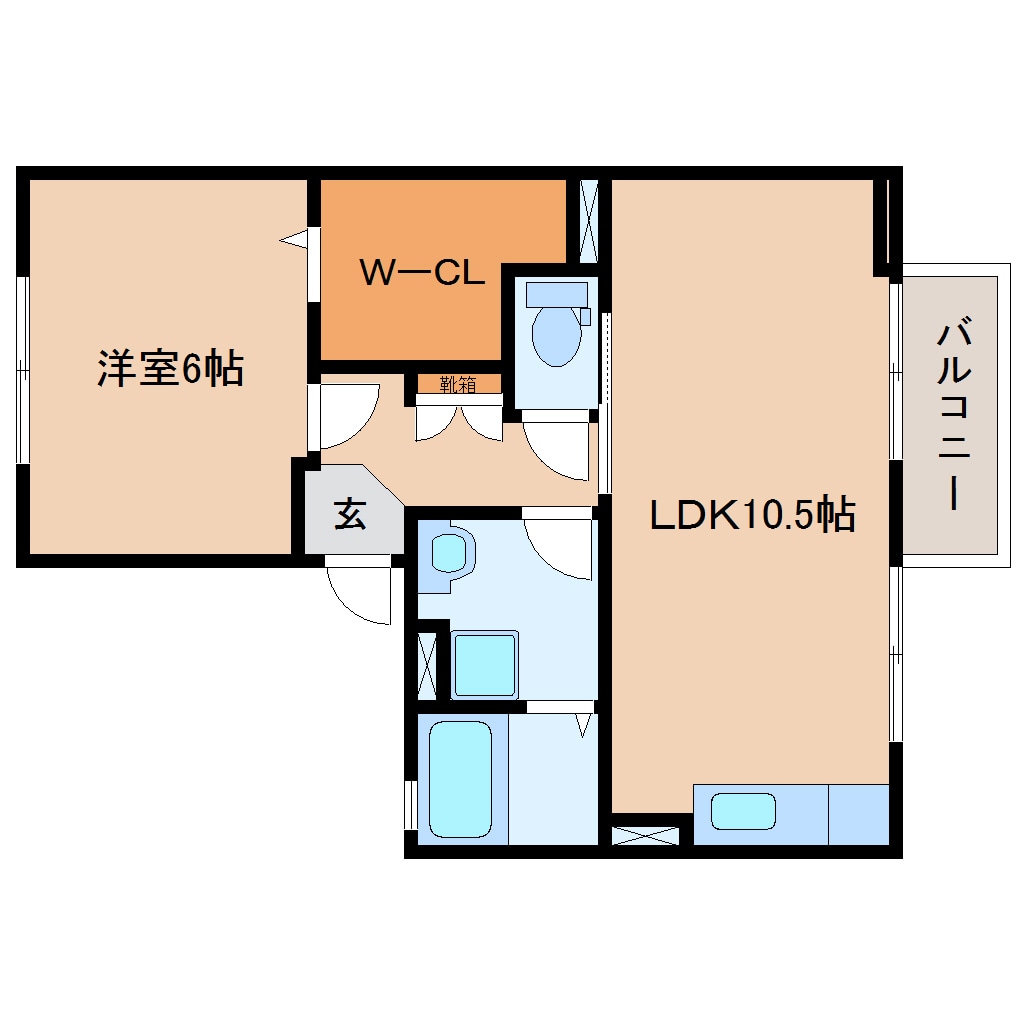 静岡駅 バス20分  小鹿公民館前下車：停歩10分 2階の物件間取画像