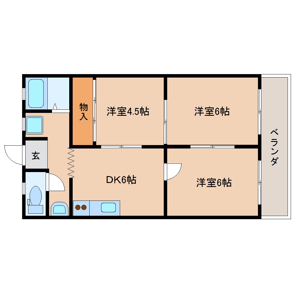 静岡駅 バス8分  中田三丁目ダイワハウス前下車：停歩4分 1階の物件間取画像