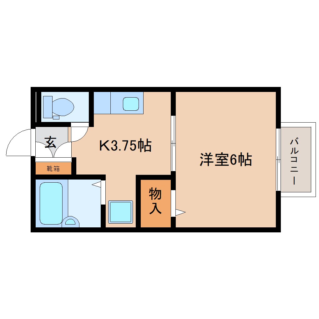 西焼津駅 徒歩12分 1階の物件間取画像