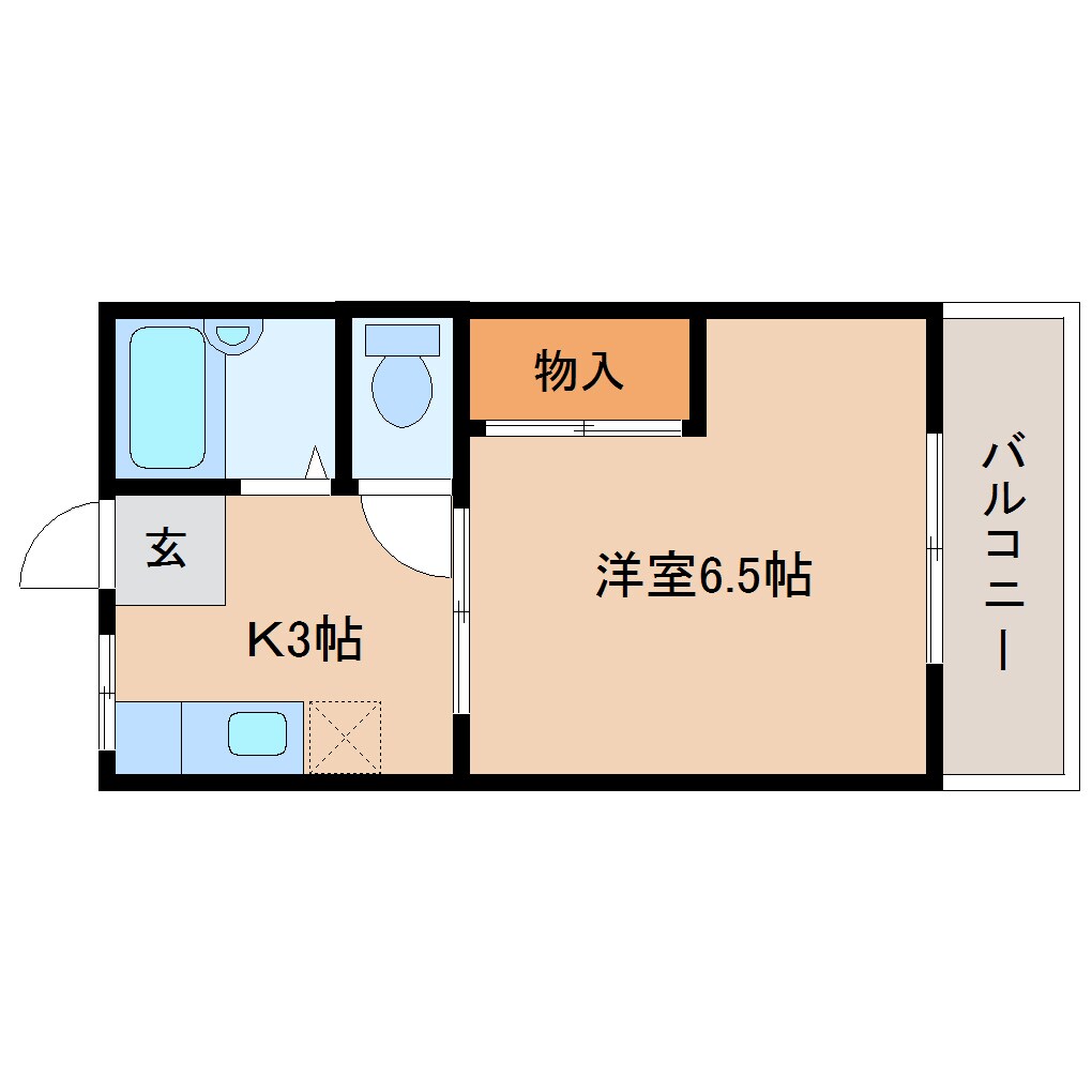 静岡駅 バス18分  小鹿下車：停歩3分 2階の物件間取画像