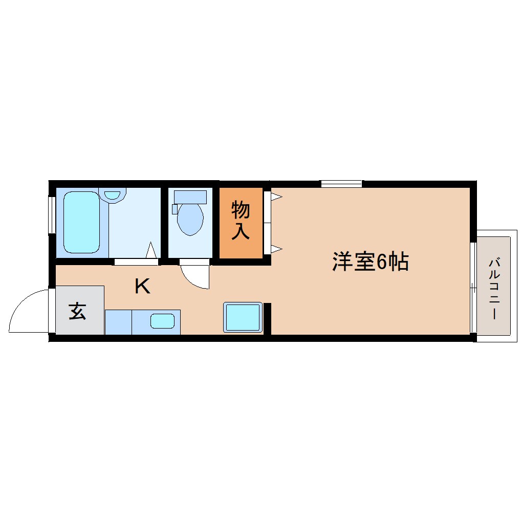 静岡駅 徒歩15分 2階の物件間取画像