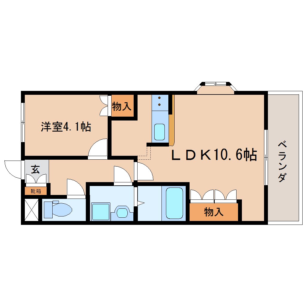 藤枝駅 徒歩15分 2階の物件間取画像