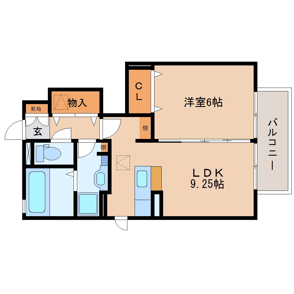 藤枝駅 徒歩19分 1階の物件間取画像