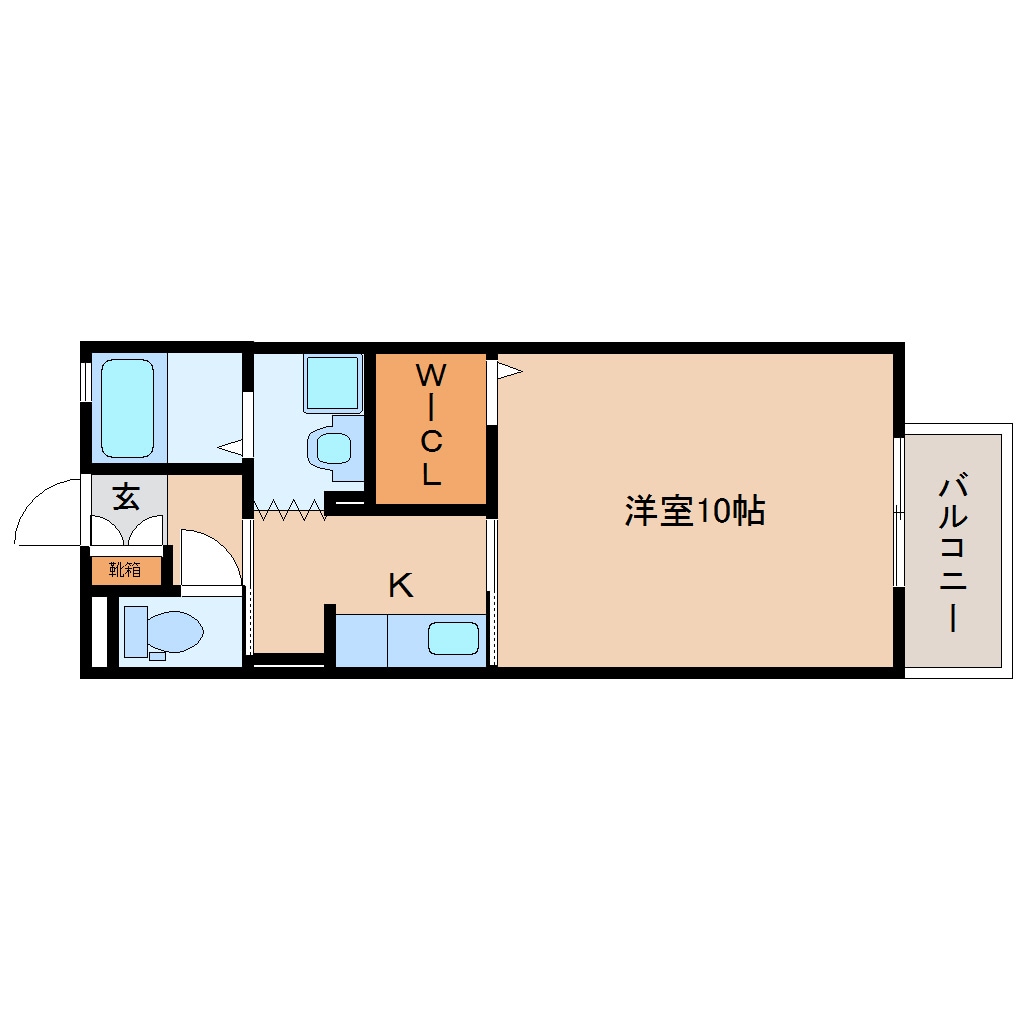 藤枝駅 徒歩18分 1階の物件間取画像