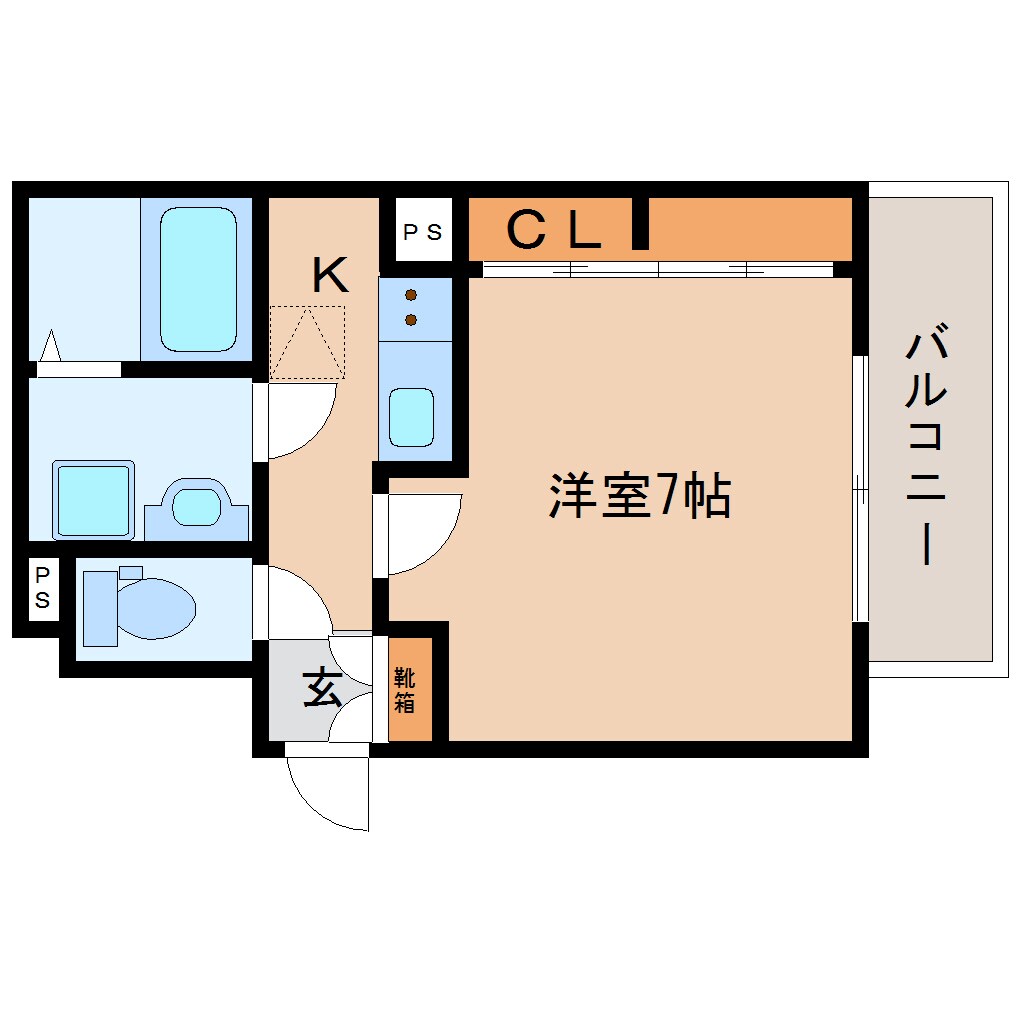 東静岡駅 徒歩12分 3階の物件間取画像