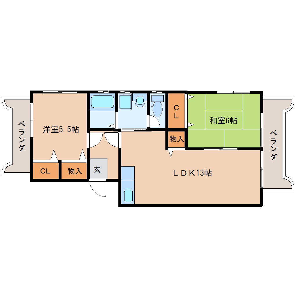 西焼津駅 バス17分  五十海北下車：停歩9分 2階の物件間取画像