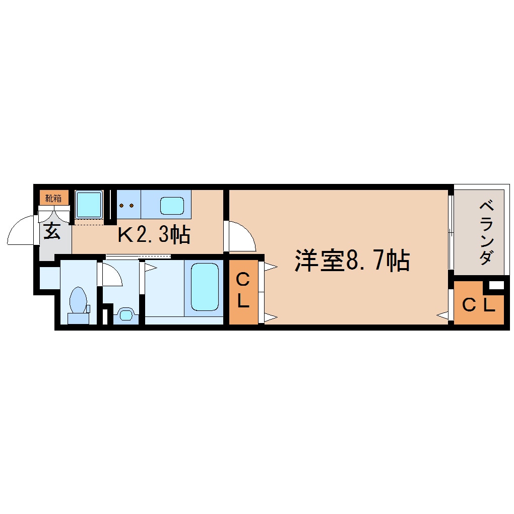 東静岡駅 徒歩4分 1階の物件間取画像