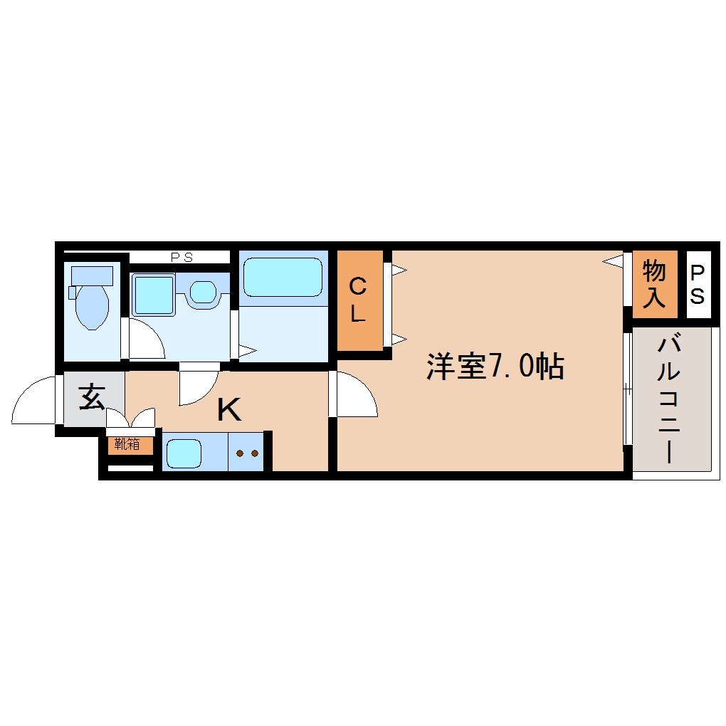 東静岡駅 徒歩6分 3階の物件間取画像