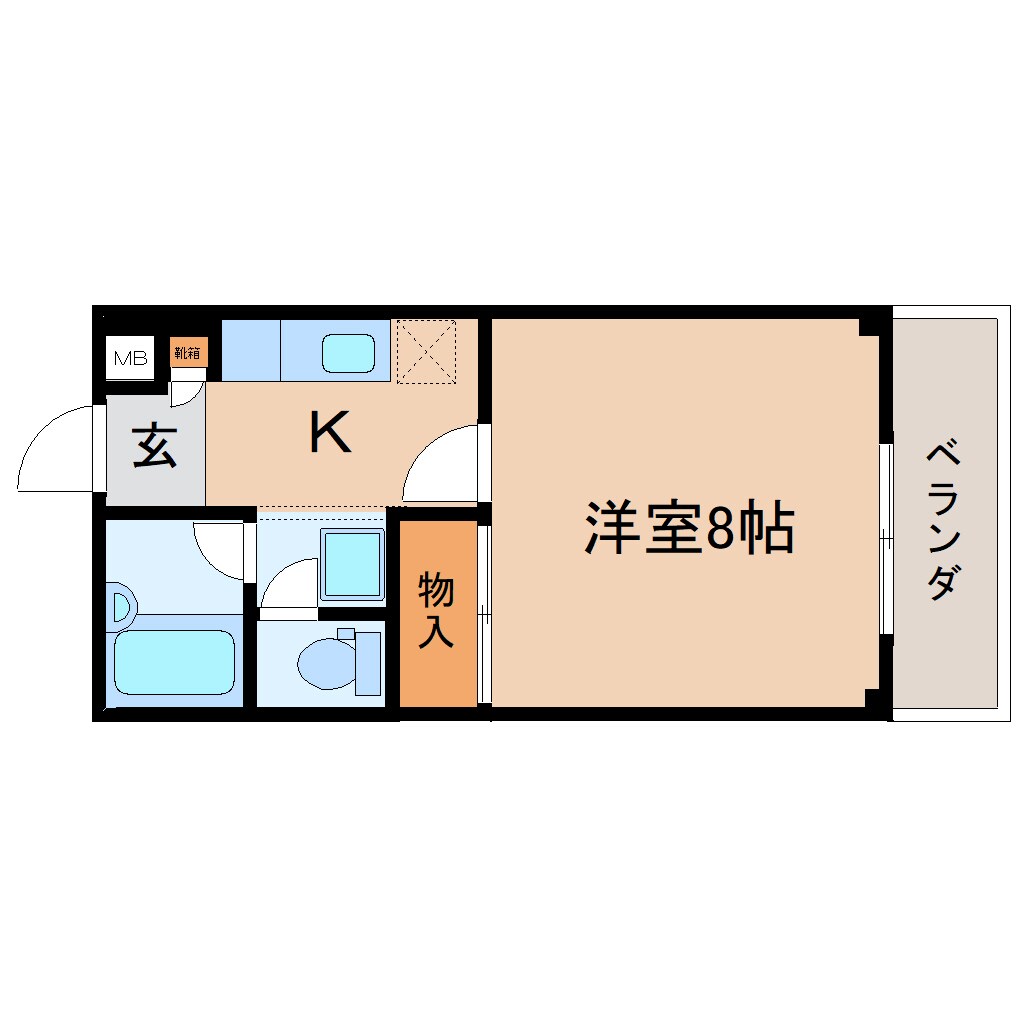 静岡駅 バス18分  西脇下下車：停歩5分 1階の物件間取画像