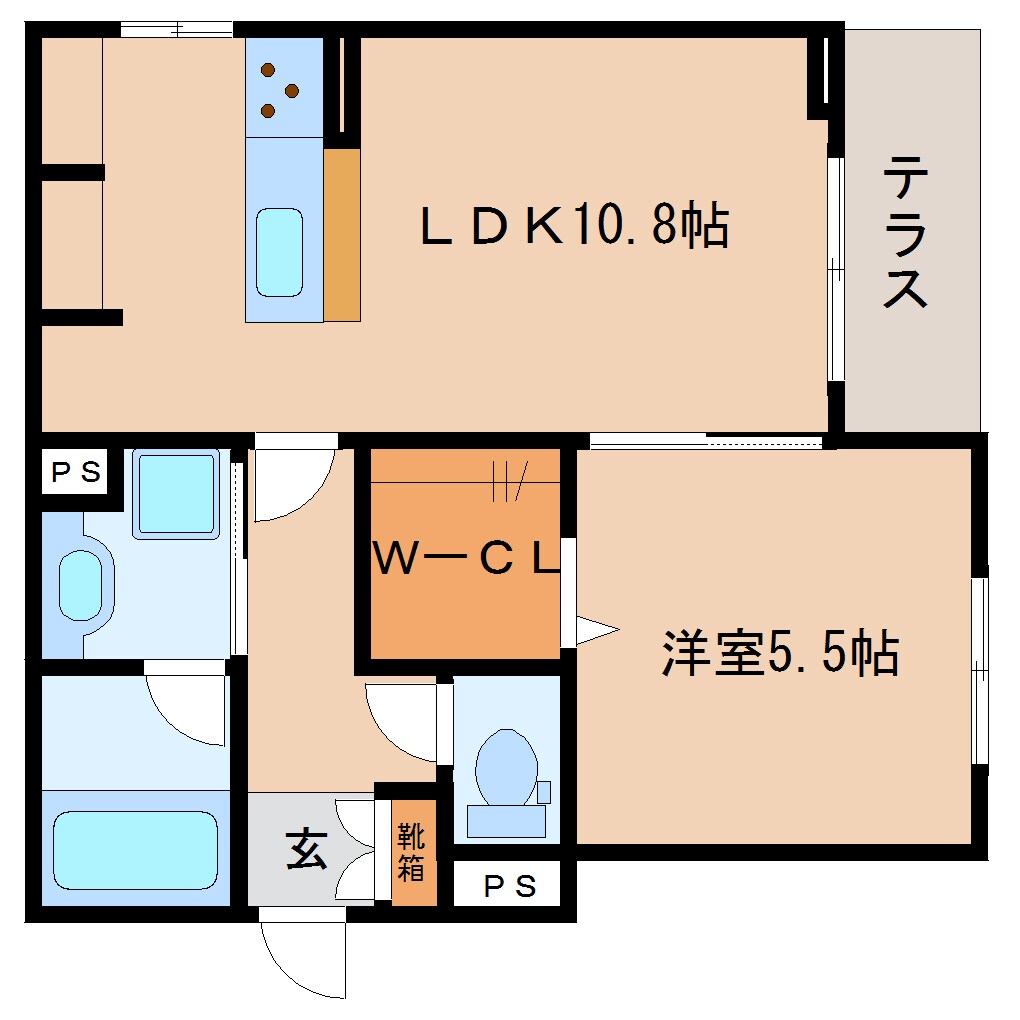 東静岡駅 徒歩22分 1階の物件間取画像