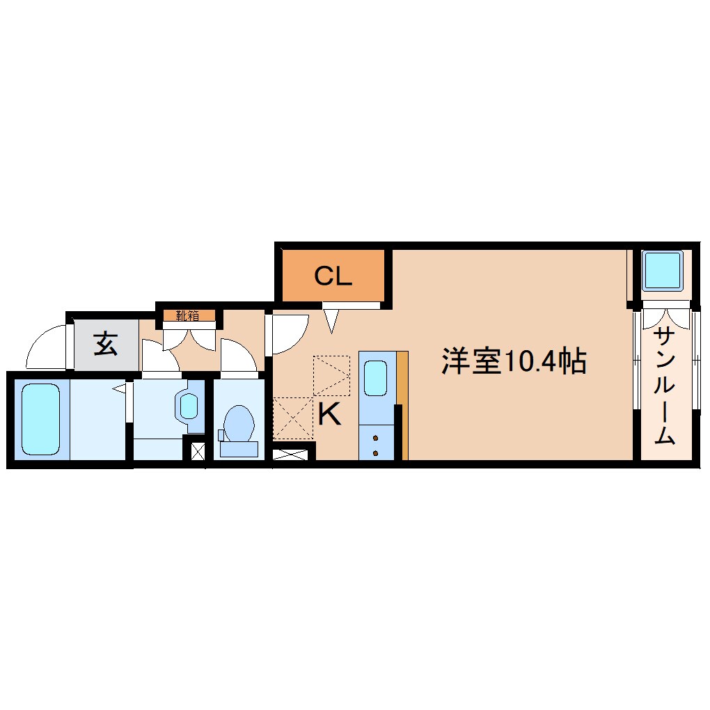 静岡駅 バス14分  静岡総合庁舎前下車：停歩3分 1階の物件間取画像