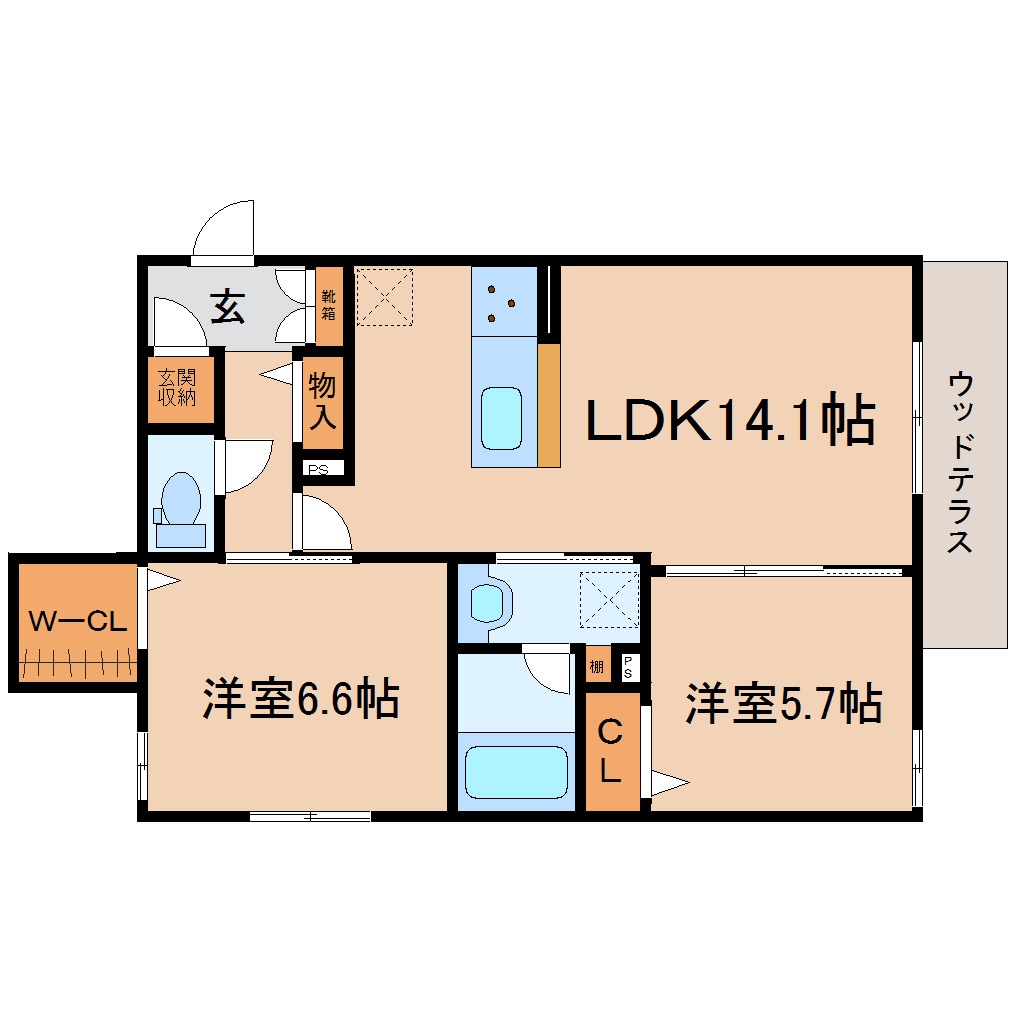 静岡駅 徒歩9分 1階の物件間取画像