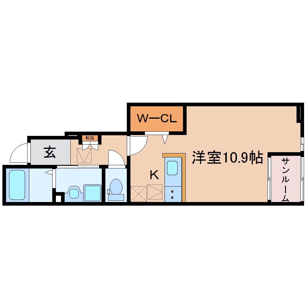 静岡駅 バス22分  堀ノ内下車：停歩8分 1階の物件間取画像