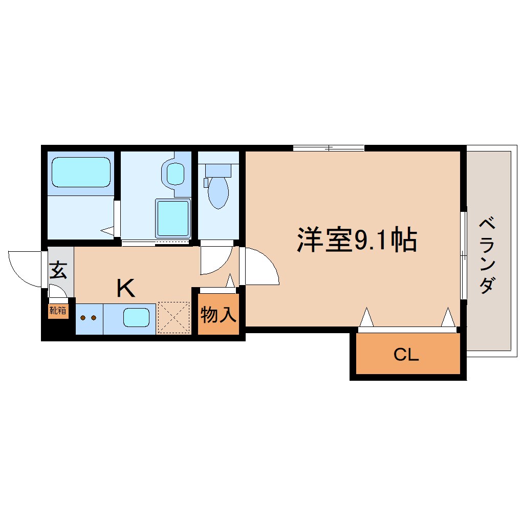 静岡駅 バス20分  静大片山下車：停歩2分 1階の物件間取画像