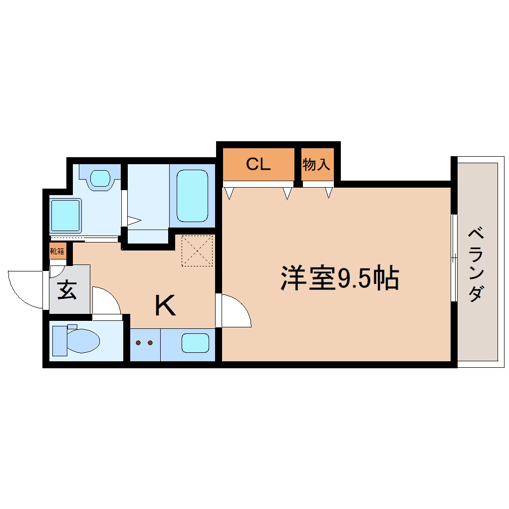 静岡駅 バス20分  静大片山下車：停歩2分 2階の物件間取画像