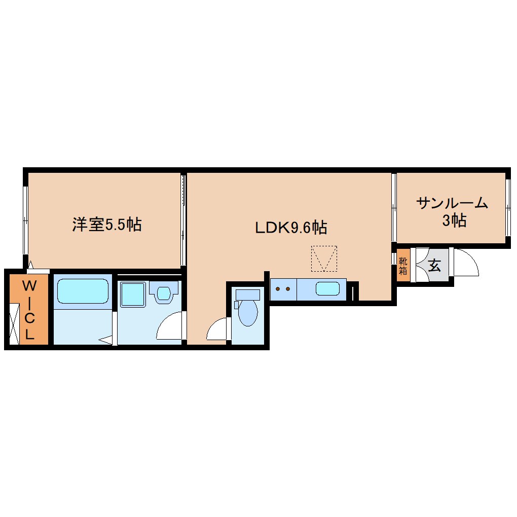藤枝駅 バス15分  茶町下車：停歩6分 1階の物件間取画像
