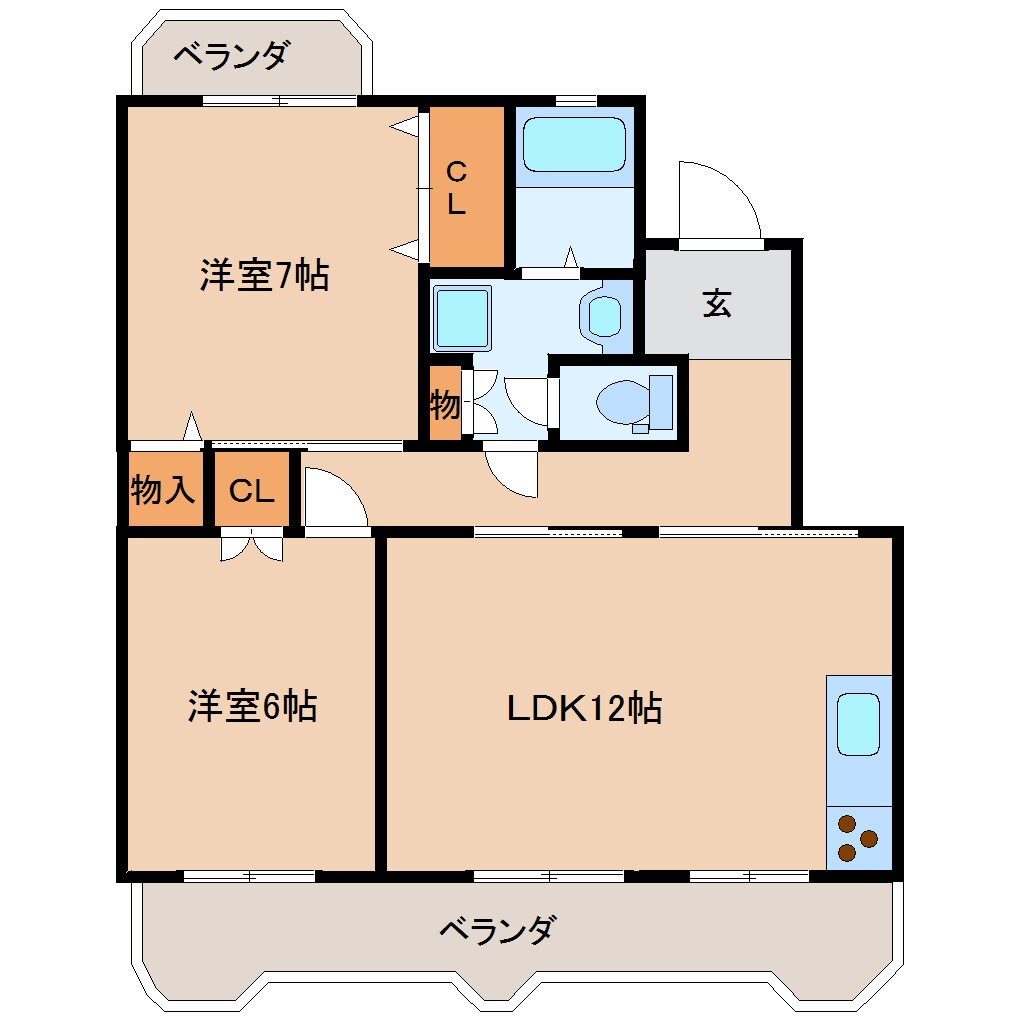 静岡駅 バス22分  北安東三丁目下車：停歩4分 3階の物件間取画像