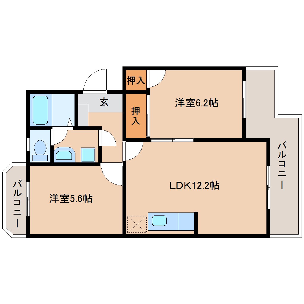 静岡駅 バス15分  竜南一丁目下車：停歩3分 1階の物件間取画像