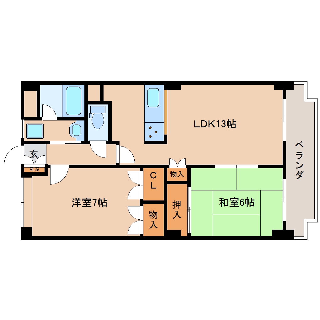 静岡駅 バス19分  柳新田下車：停歩4分 4階の物件間取画像