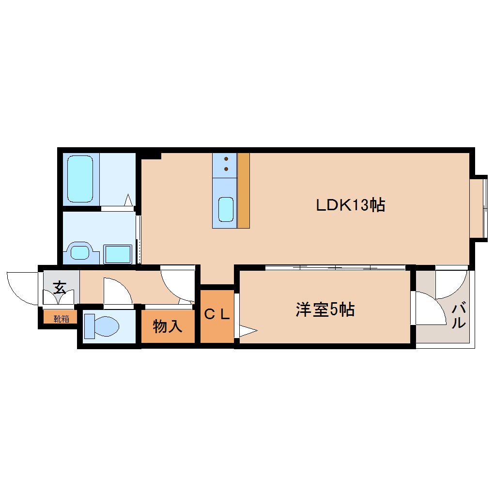 静岡駅 徒歩13分 3階の物件間取画像