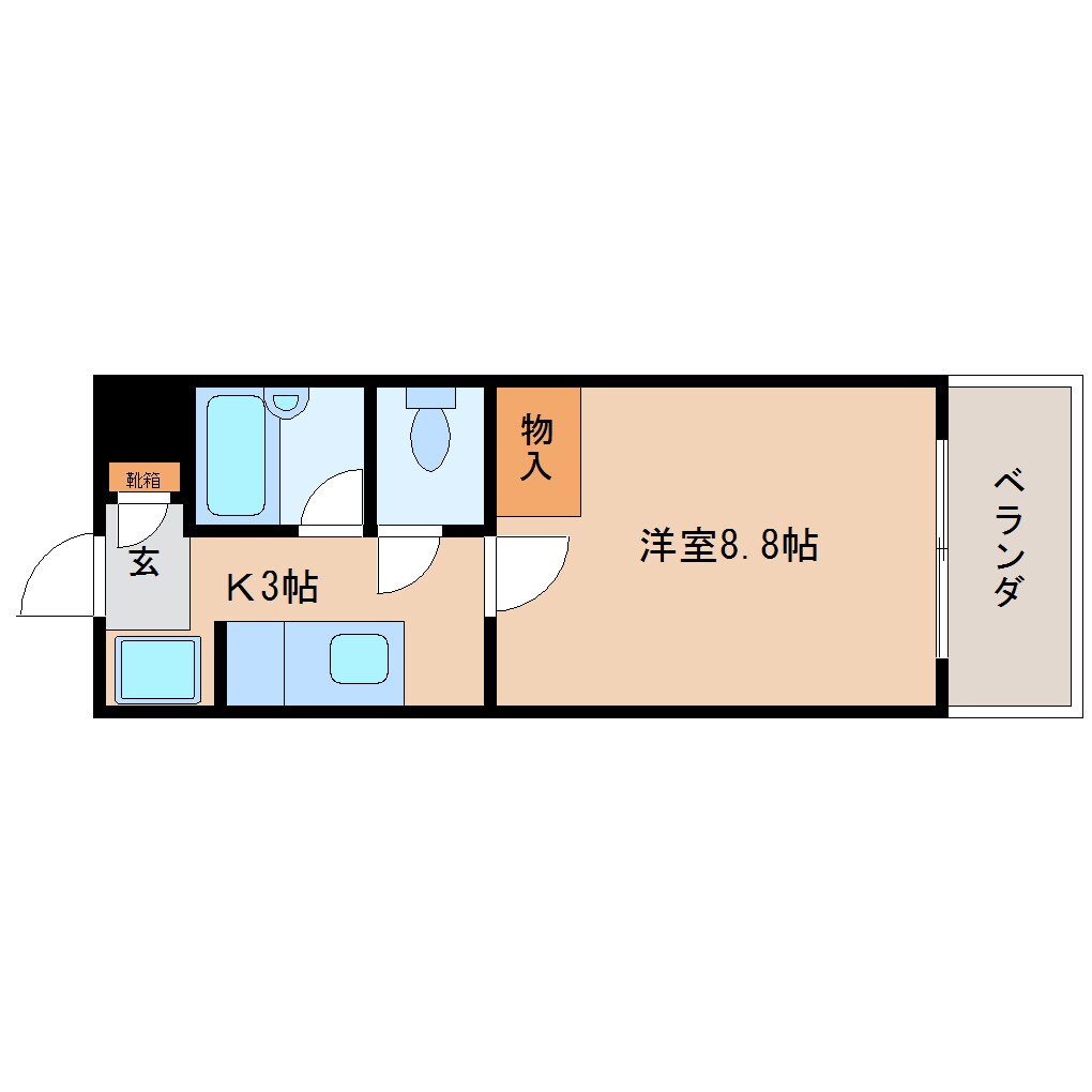 静岡駅 バス16分  安西四丁目下車：停歩3分 3階の物件間取画像