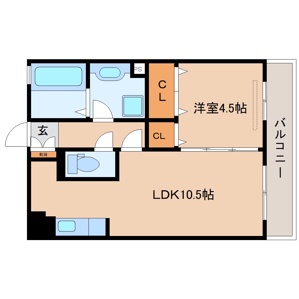 静岡駅 バス23分  北安東五丁目下車：停歩2分 2階の物件間取画像