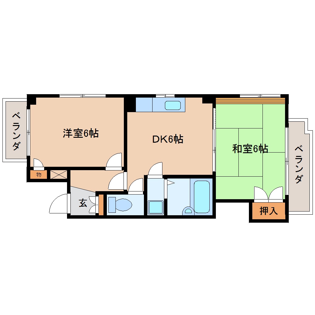 静岡駅 徒歩20分 4階の物件間取画像