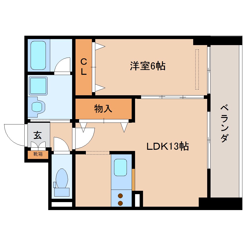 音羽町駅 徒歩10分 2階の物件間取画像