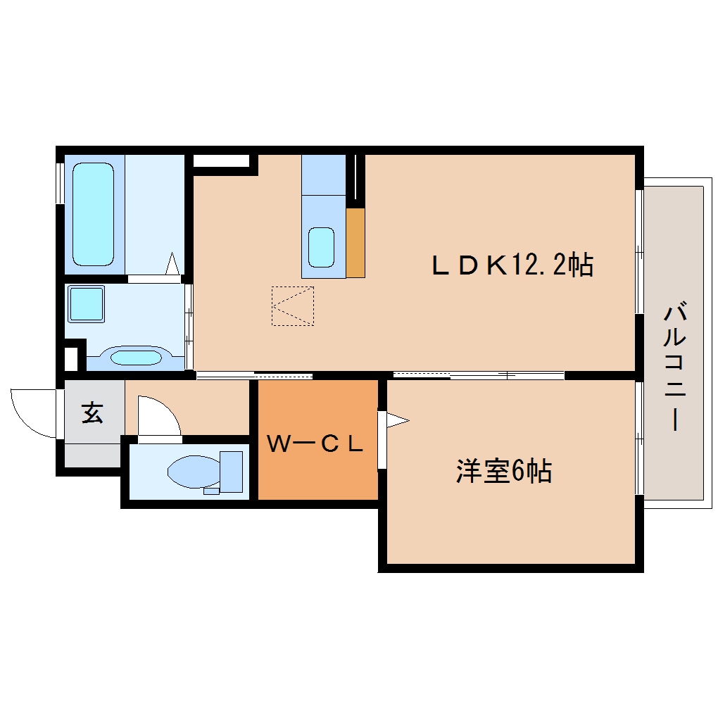 静岡駅 バス28分  東高前下車：停歩5分 1階の物件間取画像